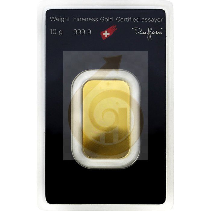 10g Argor Heraeus SA Švýcarsko Investiční zlatý slitek