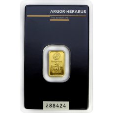 2g Argor Heraeus SA Švýcarsko Investiční zlatý slitek